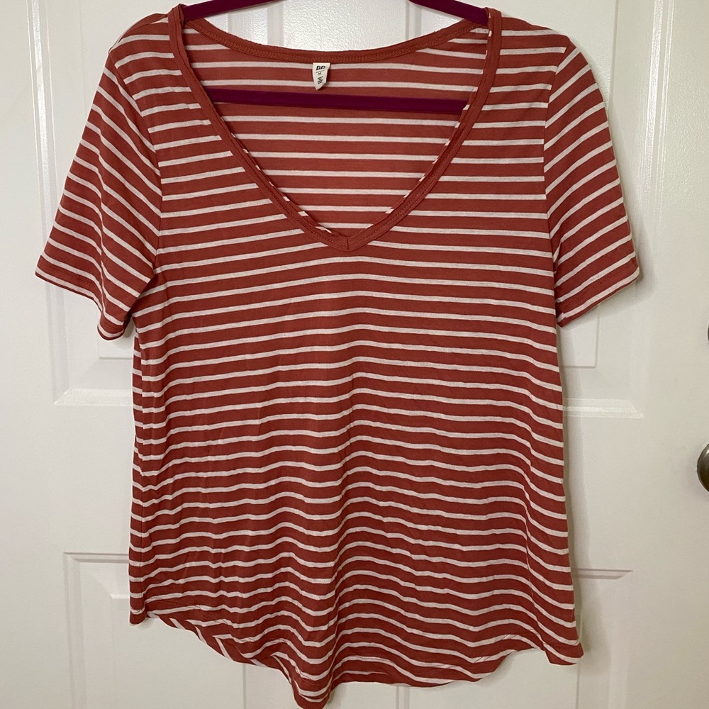 B.P. brand Fall Striped tee Medium